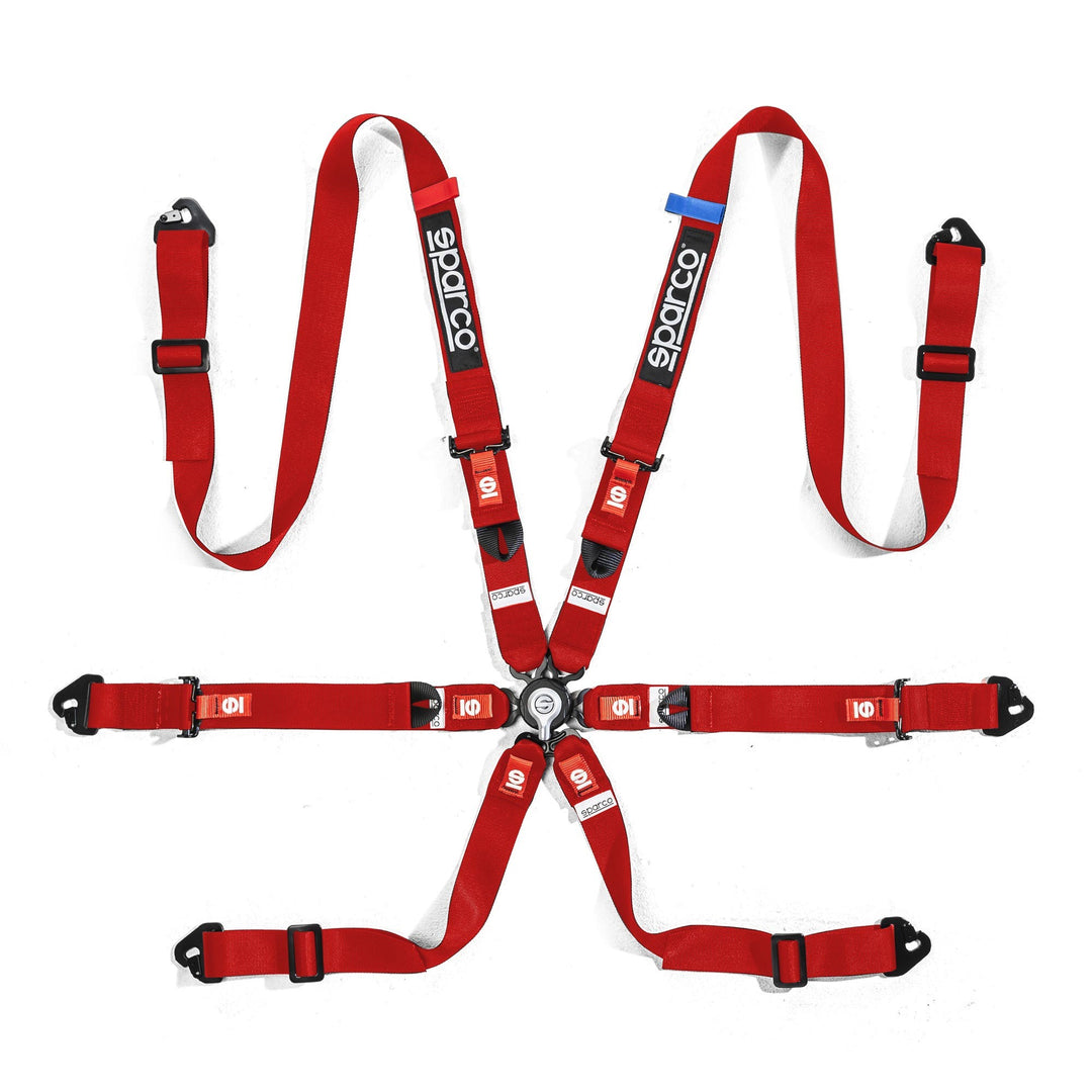 ARNES SPARCO 6 PUNTOS DE 2" H-2 MOSQUETON NEGRO