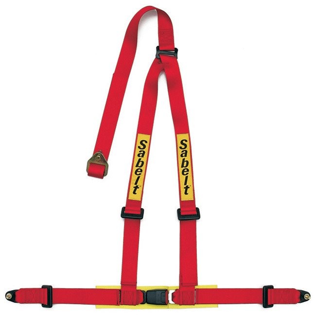 ARNES SABELT CLUBMAN (ECE APROBADO) 3 PUNTOS ALMOHADILLAS INCLUIDAS ROJO TORNILLO