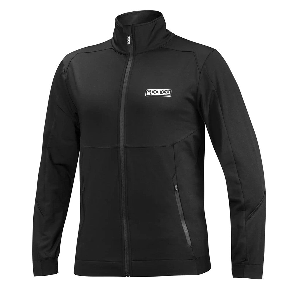 SUDADERA CREMALLERA COMPLETA TALLA S NEGRO