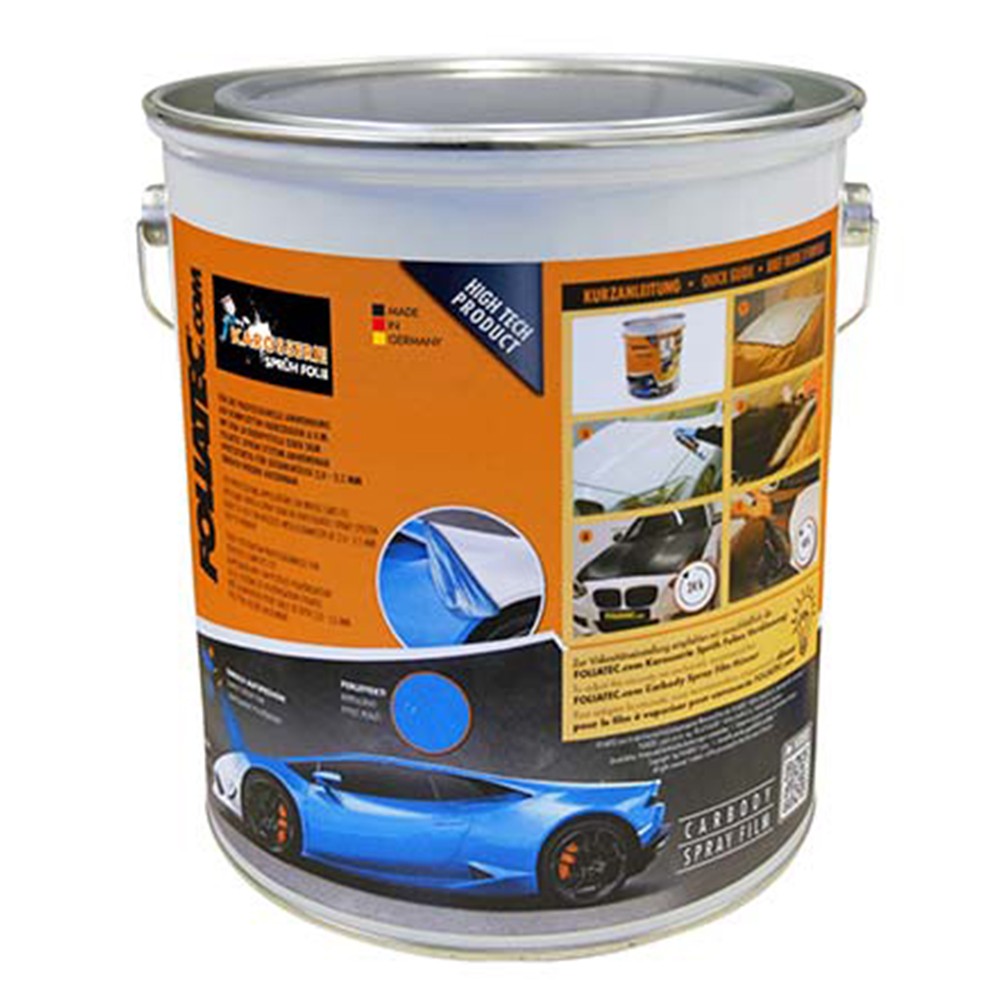 CAR BODY LIQUID RUBBER URBAN METALLIC SILVER MATTE 1 X 5L CANISTER