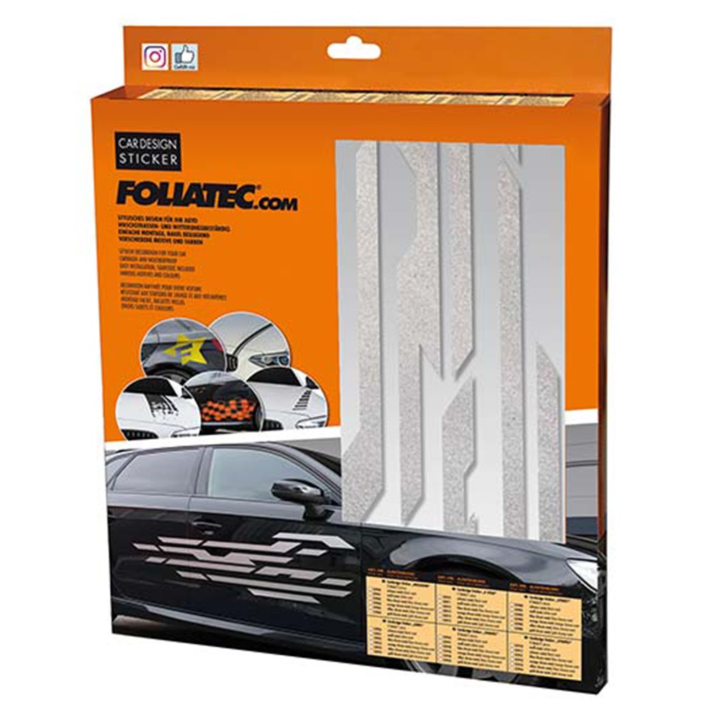 PEGATINA PARA COCHE DISEÑO STREET PLATA