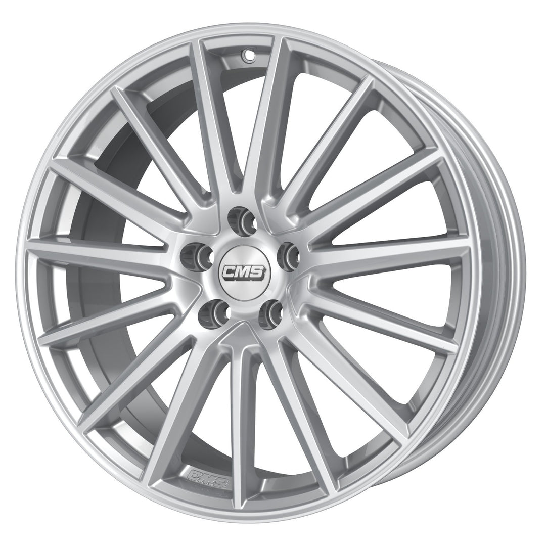 LLANTA CMS 6x15 ET45 4x108 63.4 PLATA CARRERA