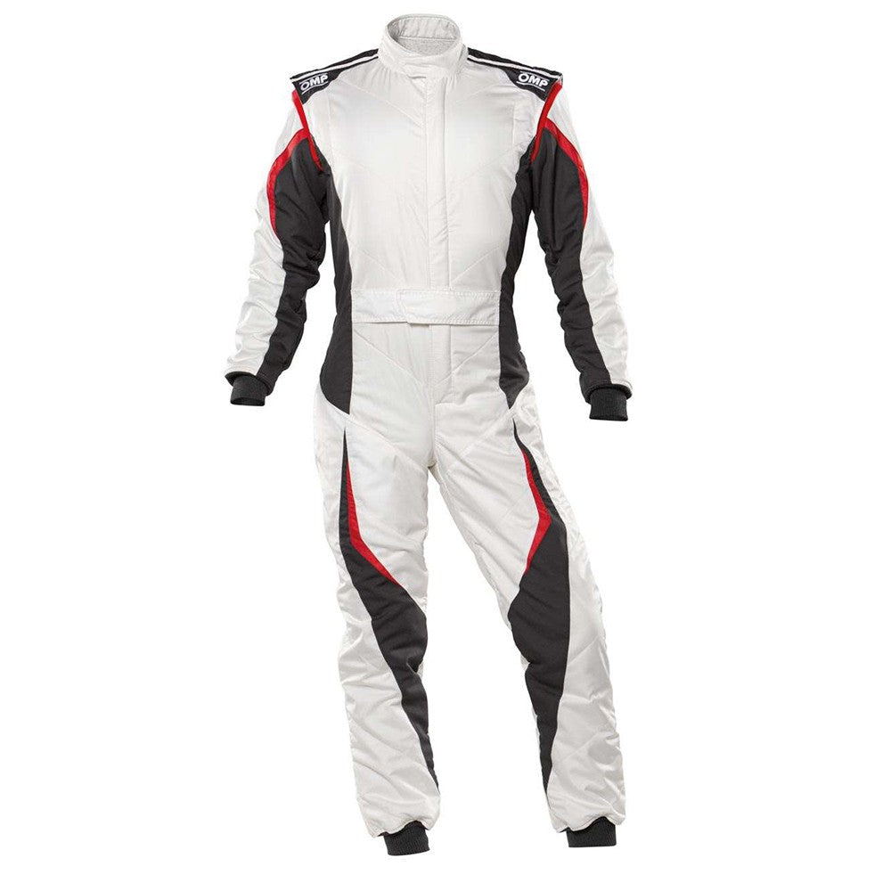 TRAJE DE CARRERAS TECNICA EVO FIA 8856-2018 BLANCO / ANTRACITA TALLA 56