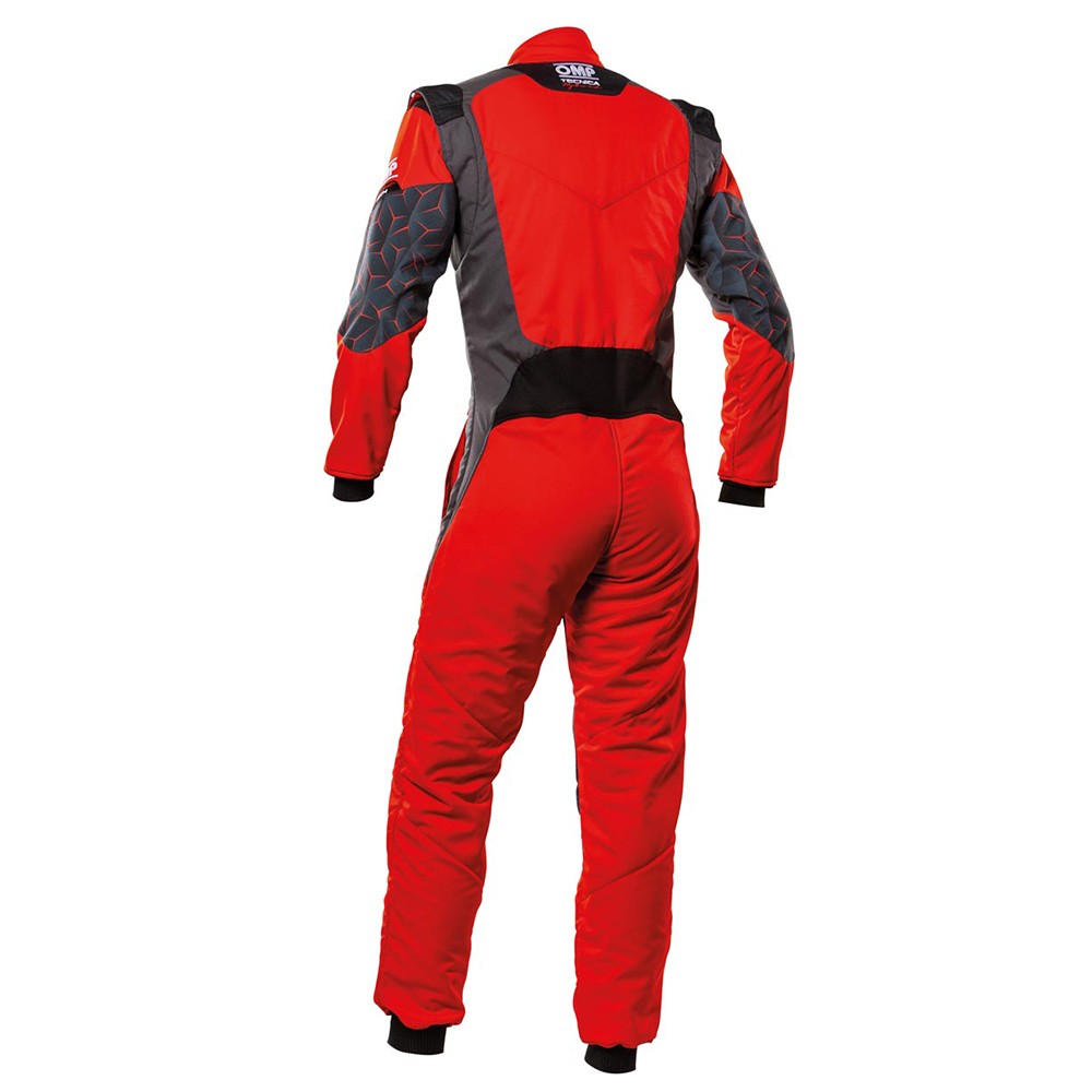 TRAJE DE CARRERAS TECNICA HYBRID FIA 8856-2018 ROJO/NEGRO TALLA 44