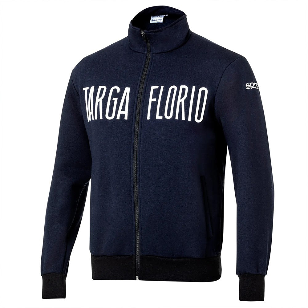 SUDADERA SPARCO CON CREMALLERA TARGA FLORIO TALLA XS AZUL MARINO