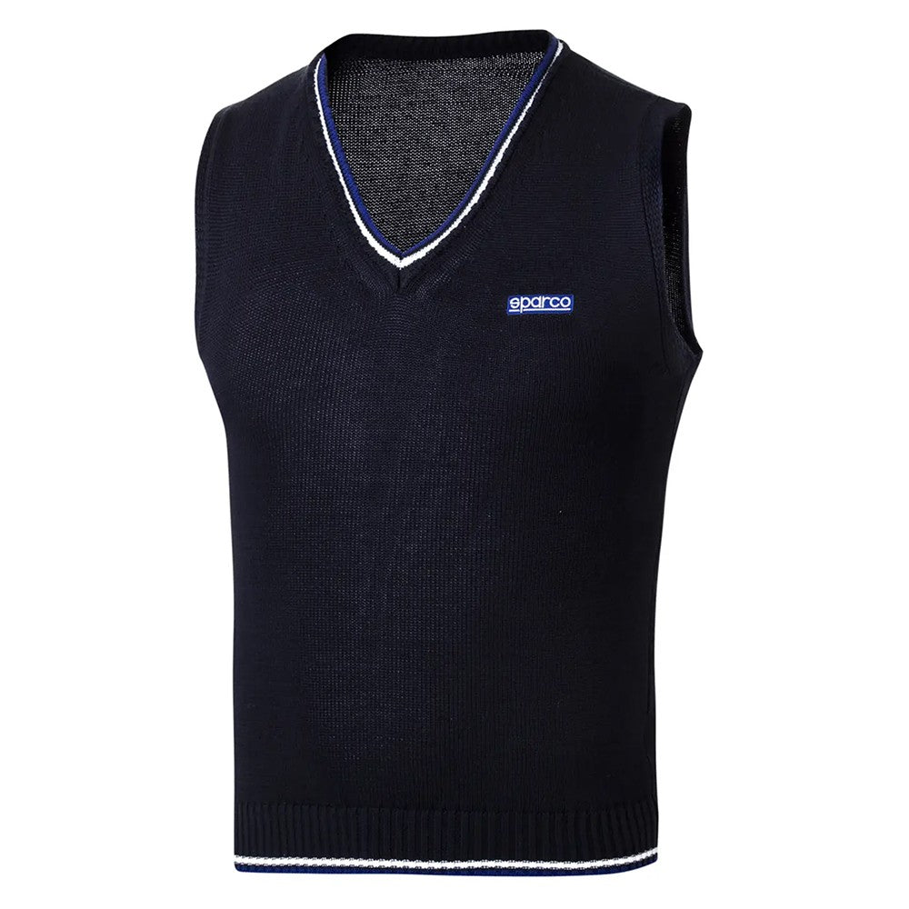 CHALECO DE PUNTO SPARCO TALLA S AZUL MARINO