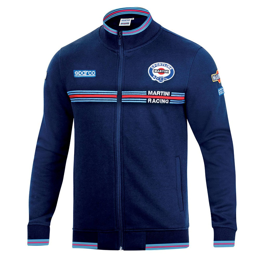 SUDADERA CON CREMALLERA MARTINI-R XXXL BLANCA