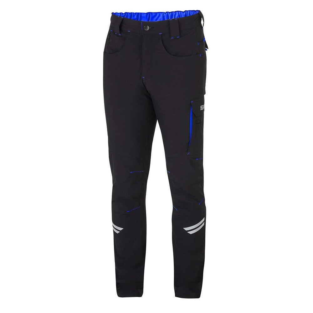 PANTALON SPARCO LIGHT TECH TALLA L NEGRO/AZUL