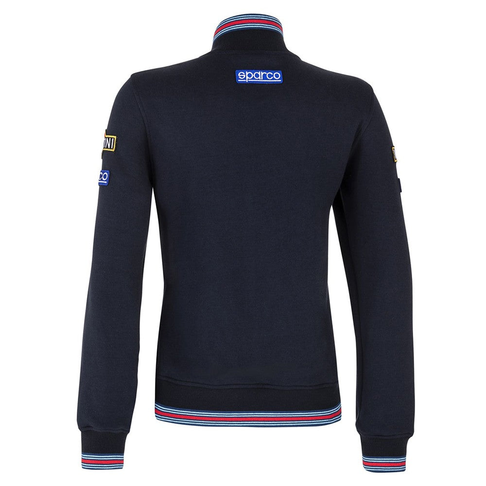 SUDADERA SPARCO CON CREMALLERA MARTINI-R MUJER TALLA L BLANCA