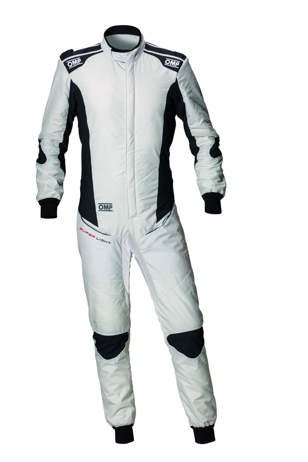 OMP TECNICA SUPER LIGHT FIA 8856-2018 RACING SUIT WHITE / ANTHRACITE SIZE 52
