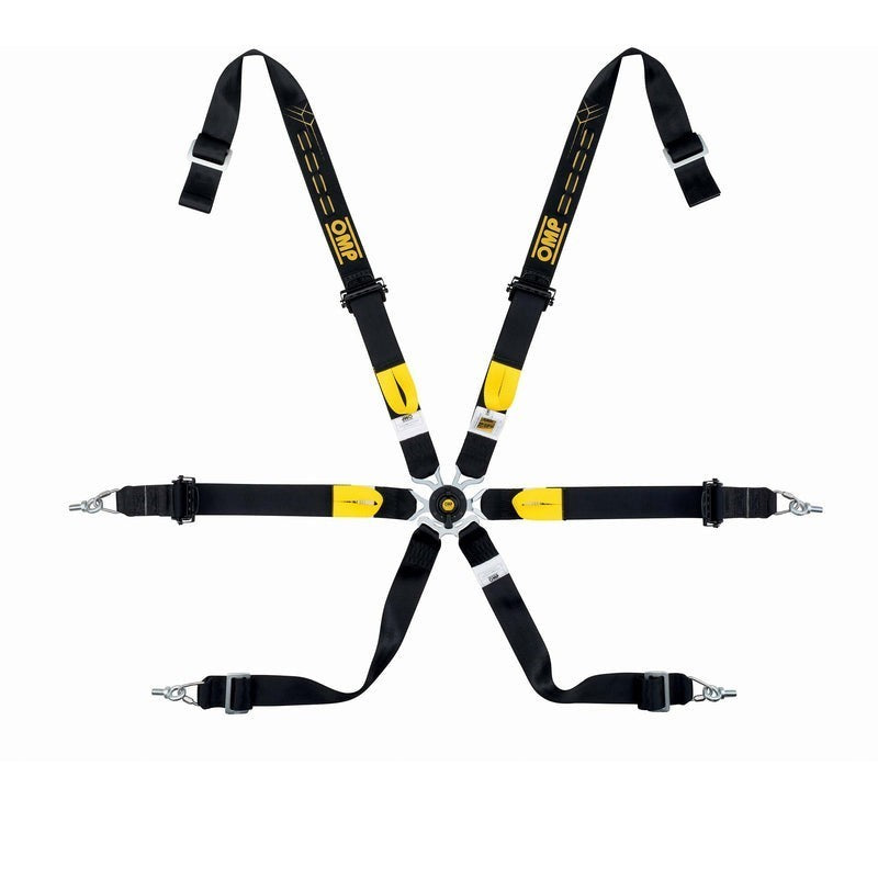 ARNÉS DE SEGURIDAD ONE 2" WRC ENDURANCE PULL-DOWN NEGRO FIA