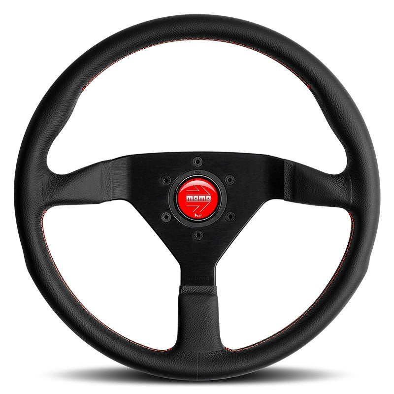 VOLANTE MOMO MONTECARLO 35 NEGRO/RD