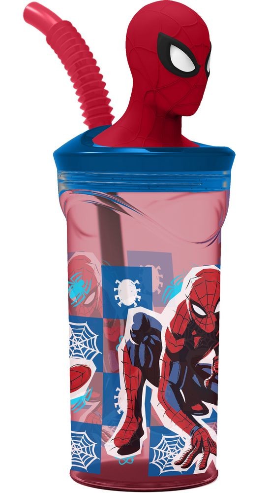 3D-Figur Glas 360 ml Spiderman