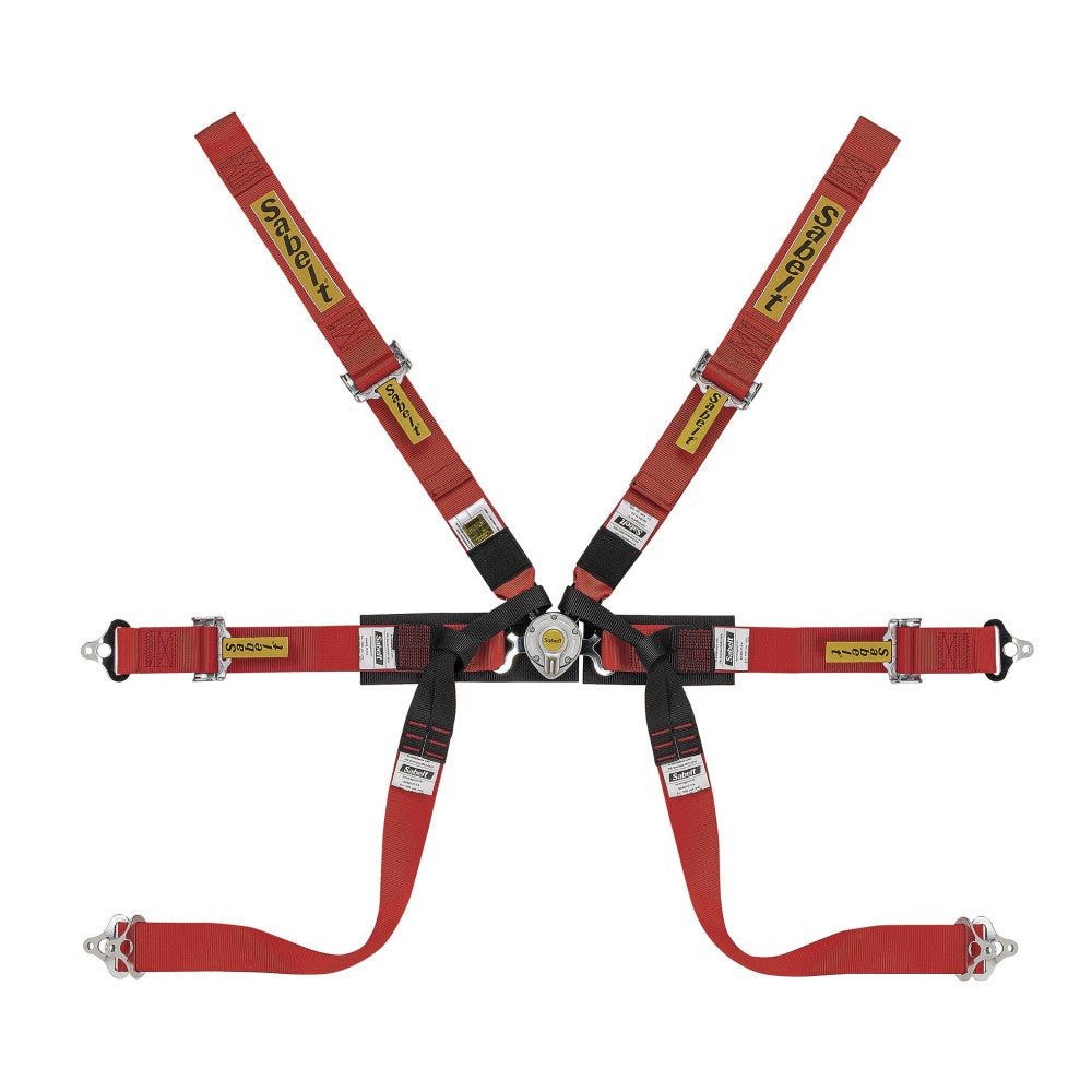ARNES SABELT 6 PUNTOS FORMULA MID FIA8853-2016 2" PULL UP ROJO
