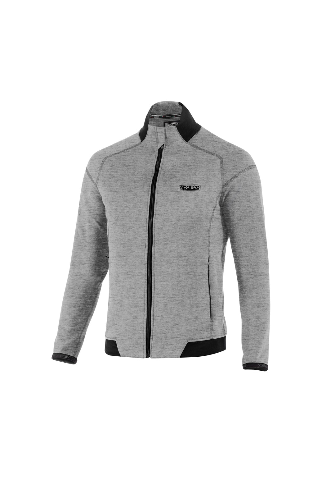 SUDADERA SPARCO CON CREMALLERA COMPLETA GRIS TALLA XXL