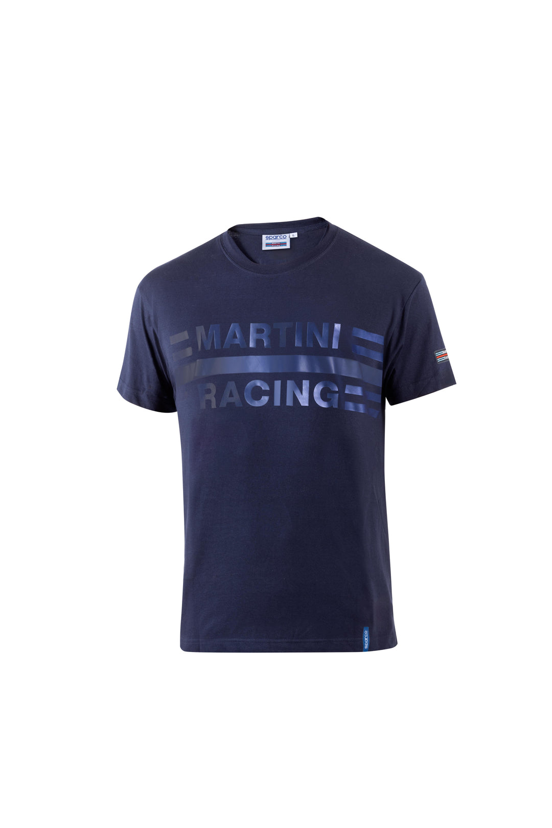 CAMISETA SPARCO MARTINI-R LOGO  AZUL TALLA XL