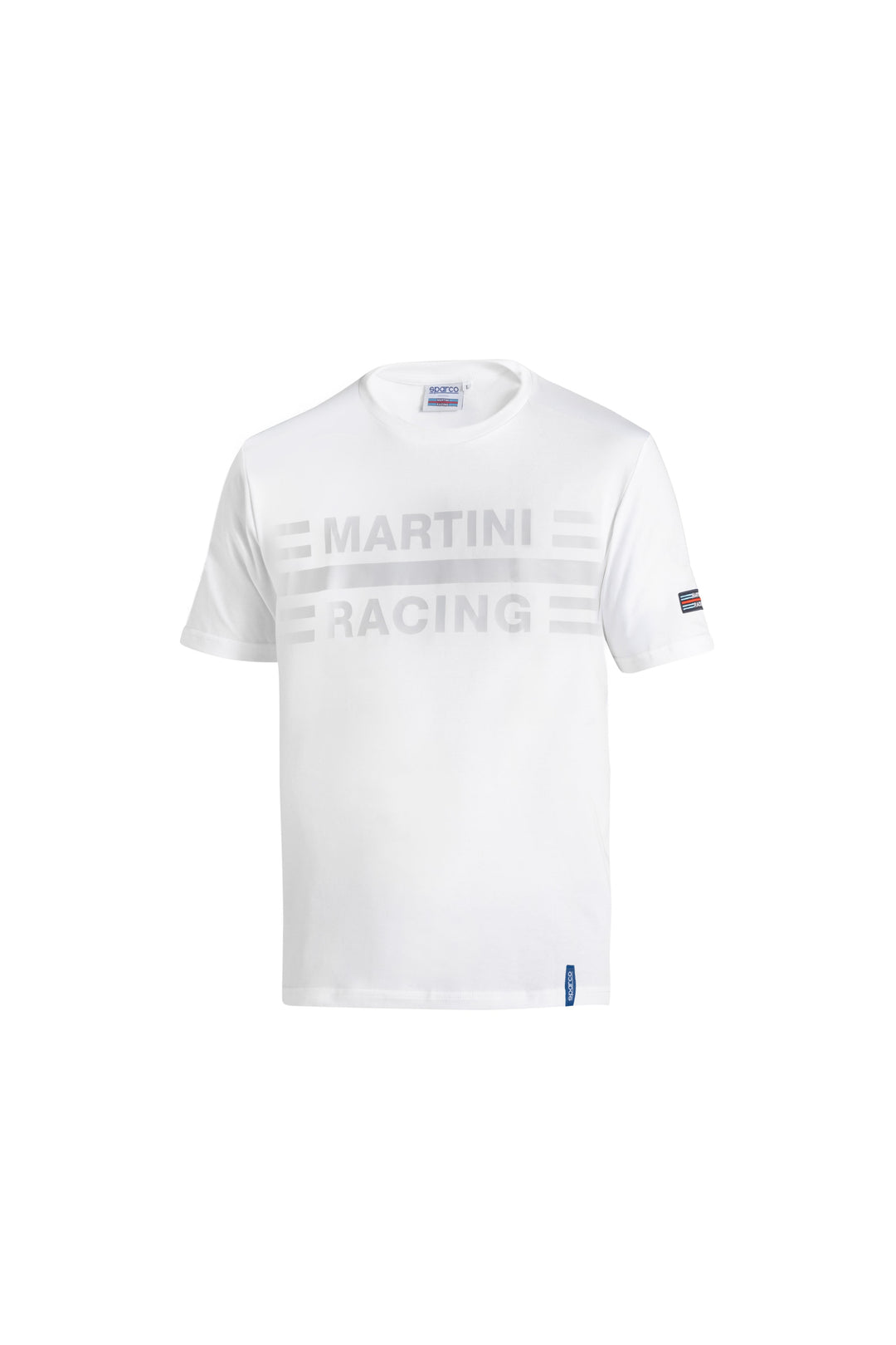 CAMISETA SPARCO MARTINI-R LOGO  BLANCA TALLA XS