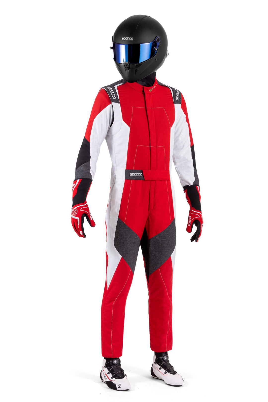 TRAJE DE CARRERAS SPARCO R580 X-LIGHT AZUL/BLANCO TALLA 66