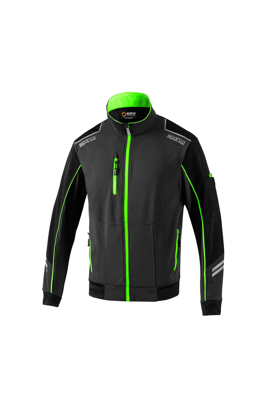 CHAQUETA LIGHT-SHELL TECH TW TALLA XXXL GRIS/AMARILLO FLUO