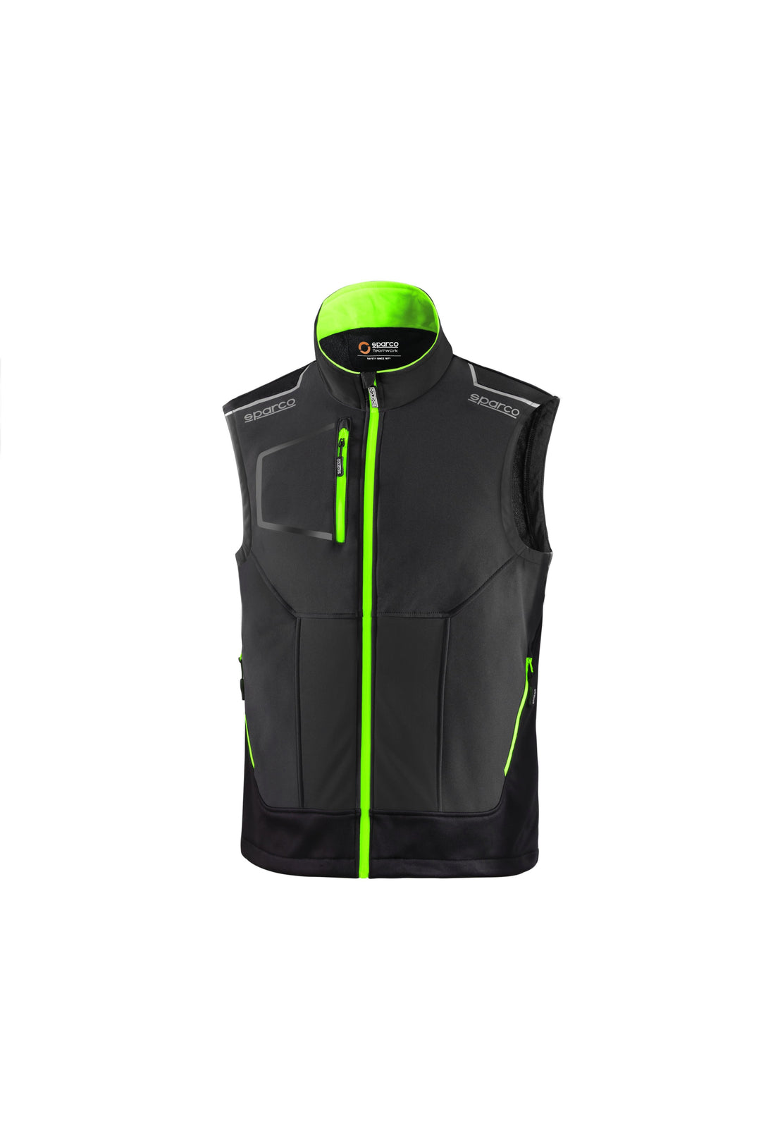 CHALECO TW TALLA XXXL GRIS/AMARILLO FLUO