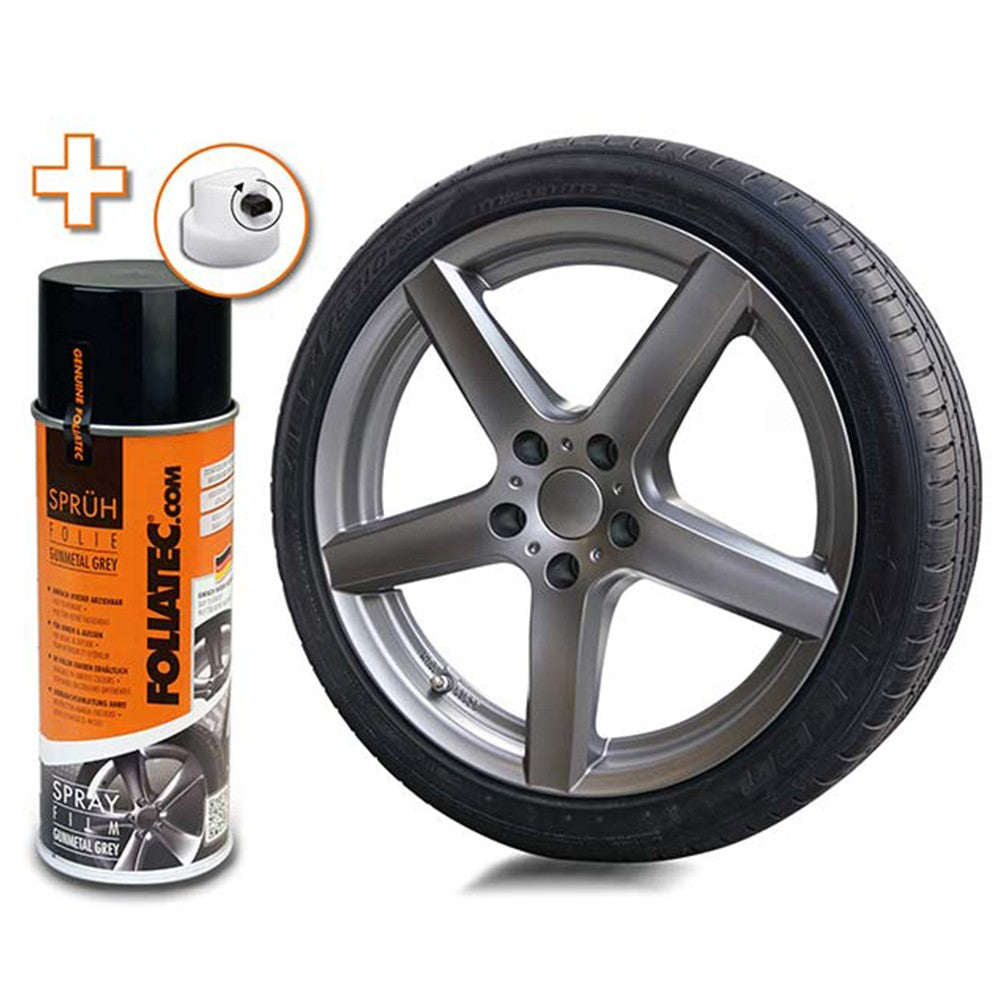 GOMA LIQUIDA SET GRIS GUNMETAL 2 X 400 ML