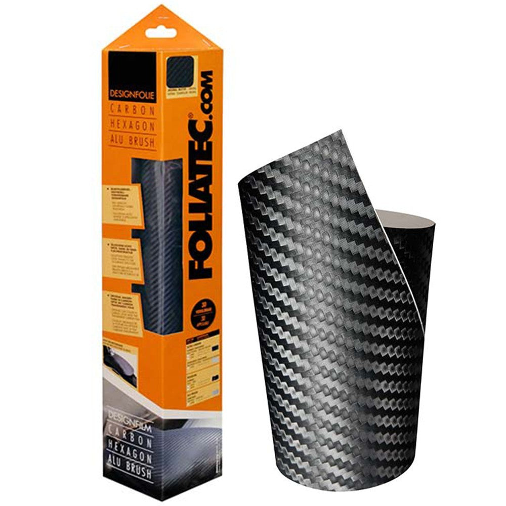 CARWRAPPING ULTRA CARBON SCHWARZ STRUKTURFOLIE 1 52 X 52CM