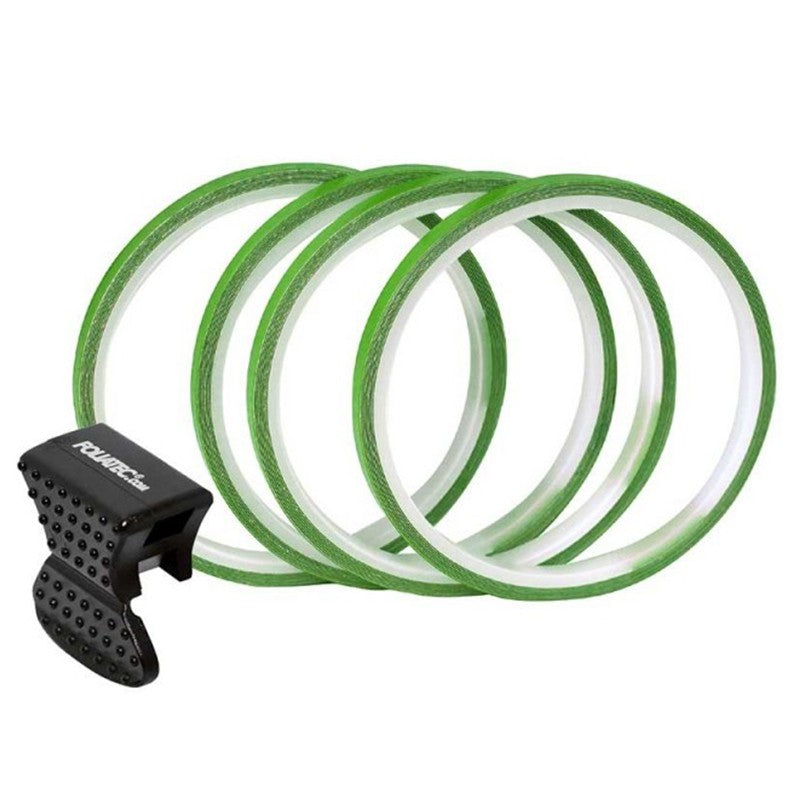 PEGATINA PARA BICICLETA DE PELÍCULA DE BORDE VERDE