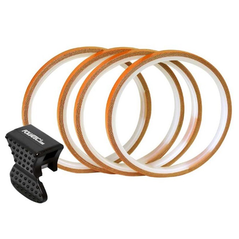 PEGATINA PARA BICICLETA DE PELÍCULA DE BORDE NARANJA
