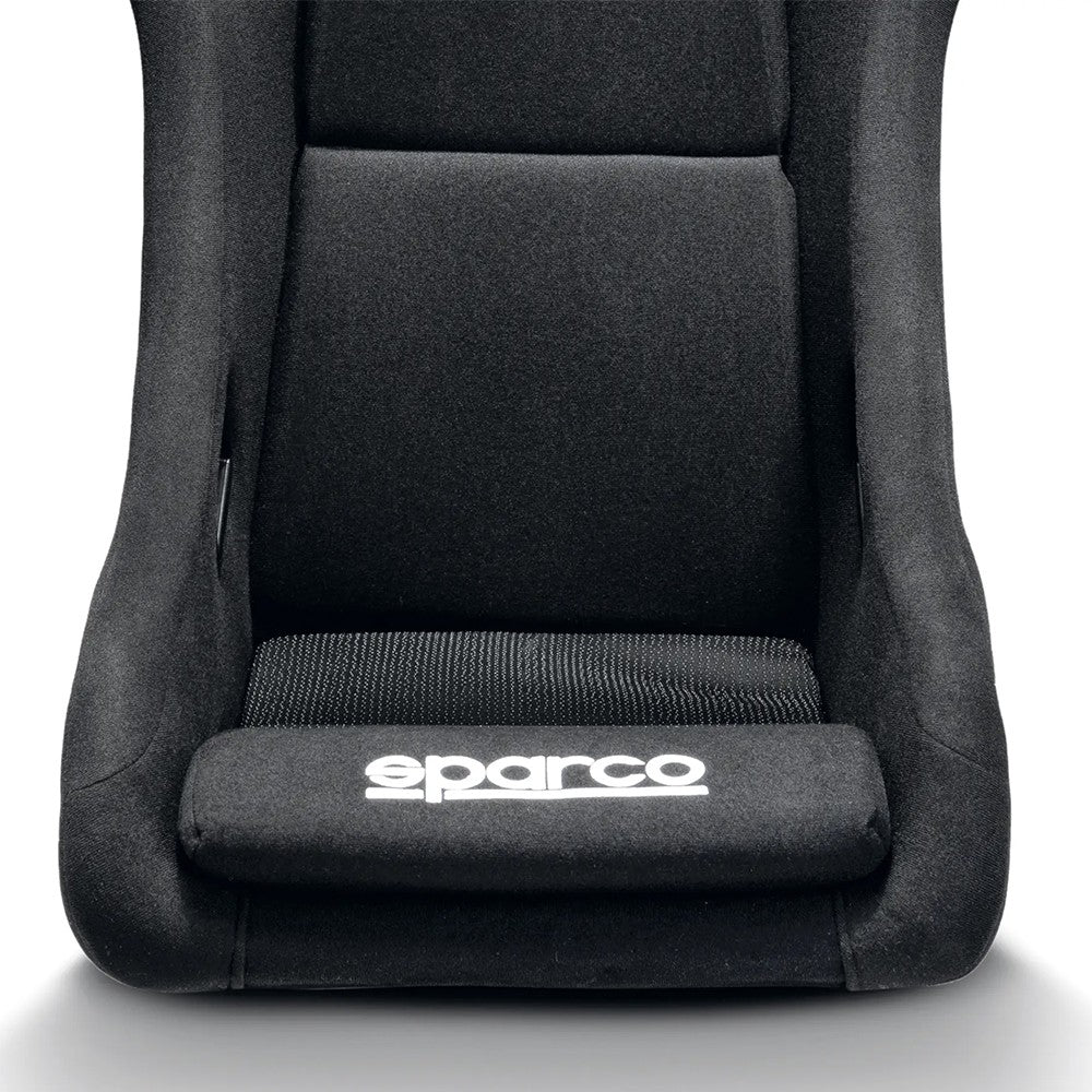 KIT 2 ALMOHADILLAS PARA CABEZA Y BASE ASIENTO SPARCO ULTRA TEJIDO NEGRO
