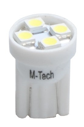 L017W - W5W 4XSMD3528 12V BLANCO | 10 UDS