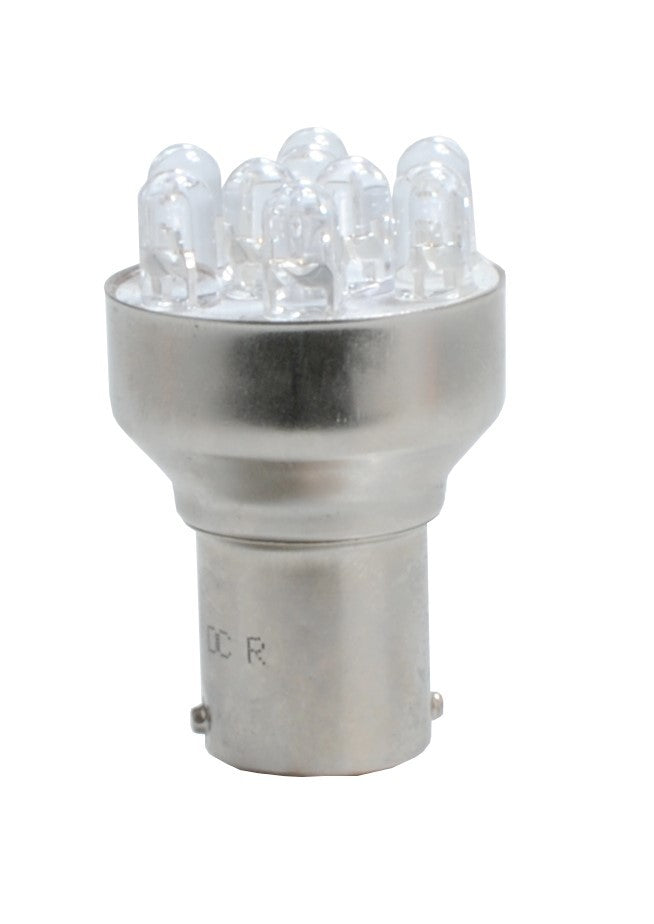 L045Y - BA15S  9 X LED 5MM 12V AMARILLO | 10 UDS