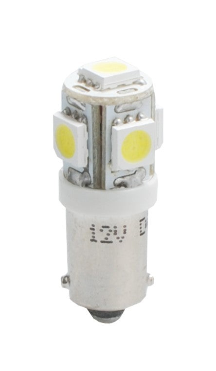 L057W - BA9S 5XSMD5050 12V BLANCO | 10 UDS