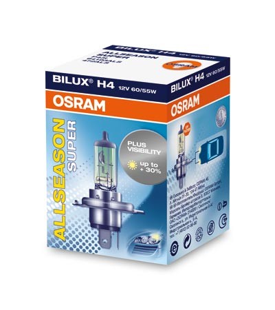 HALOGEN OSRAM ALLSEASON 64193ALS P43T 60/55W 12V H4