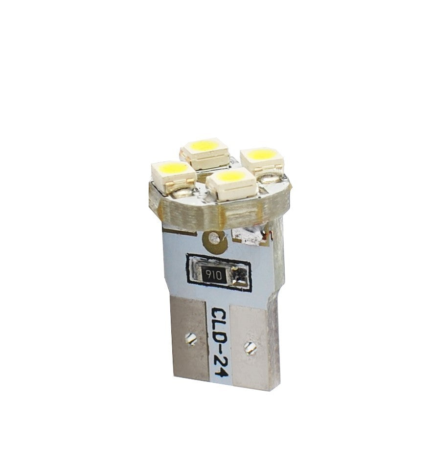 L069W - W5W 4XSMD3528 12V BLANCA | 10 UDS