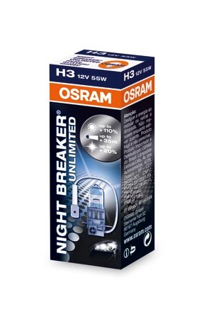 OSRAM NIGHT BREAKER® UNLIMITED H3 &