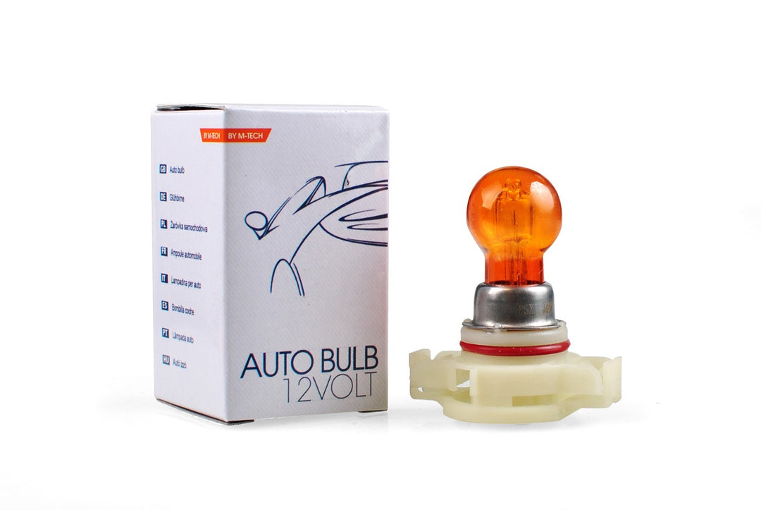 LÁMPARA HALÓGENA M-TECH PG20-4 12V/24W PSY24W ÁMBAR