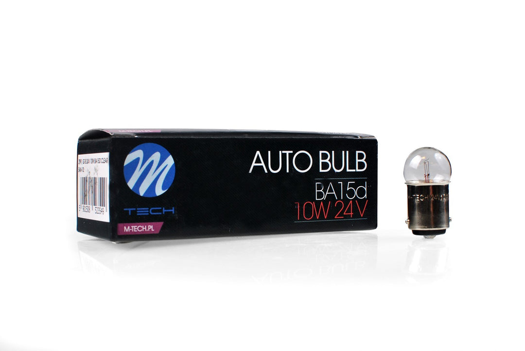 LÁMPARA M-TECH BA15D 24V/10W | 10 UDS