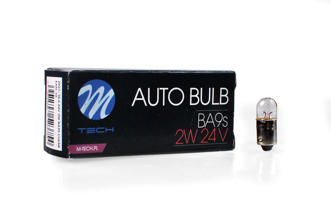 LÁMPARA M-TECH BA9S 24V/2W | 10 UDS
