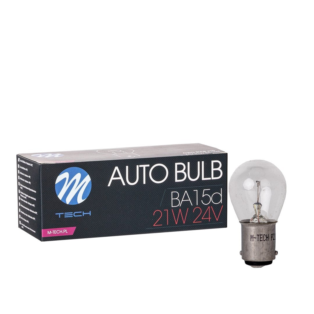 LÁMPARA M-TECH BA15D 24V/21W | 10 UDS