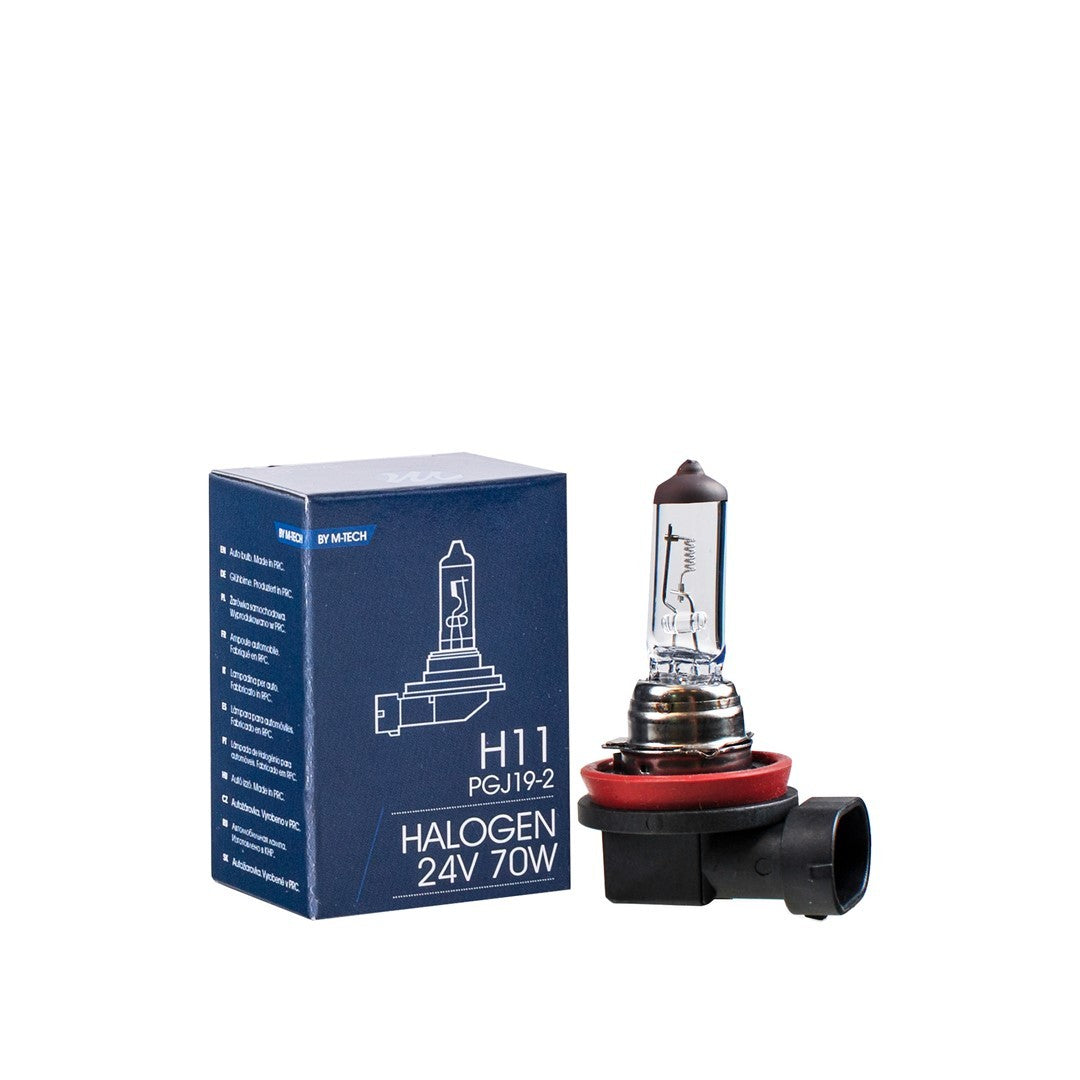 LÁMPARA HALÓGENA M-TECH PGJ19-2 24V/70W H11
