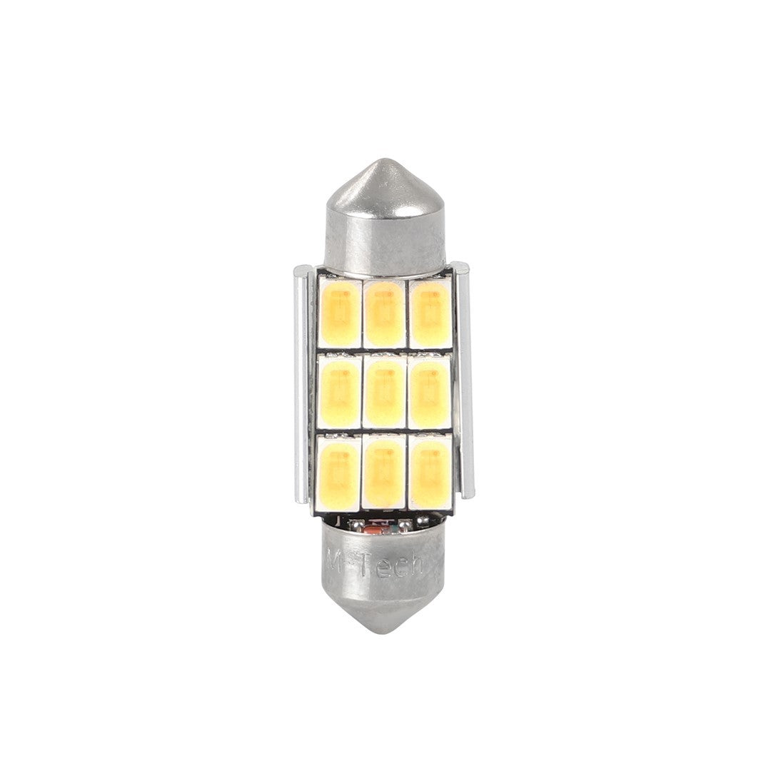 L815WW - C5W 36MM 9XSMD5630 12V BLANCO CÁLIDO