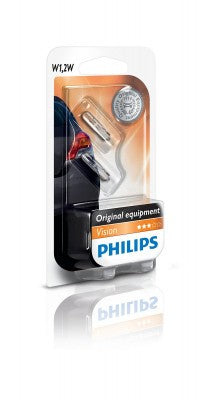 PHILIPS W1,2W - W2,3W - W2W - WBT5 12V1.2W W2X4,6D B2