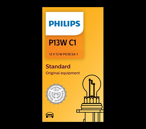 PHILIPS P13W 12V13W PG18.5D-1 C1