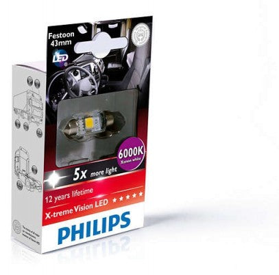 PHILIPS X-TREMEULTINON GEN2 FEST 10.5X43 LED 24946 6000K 24V 1W