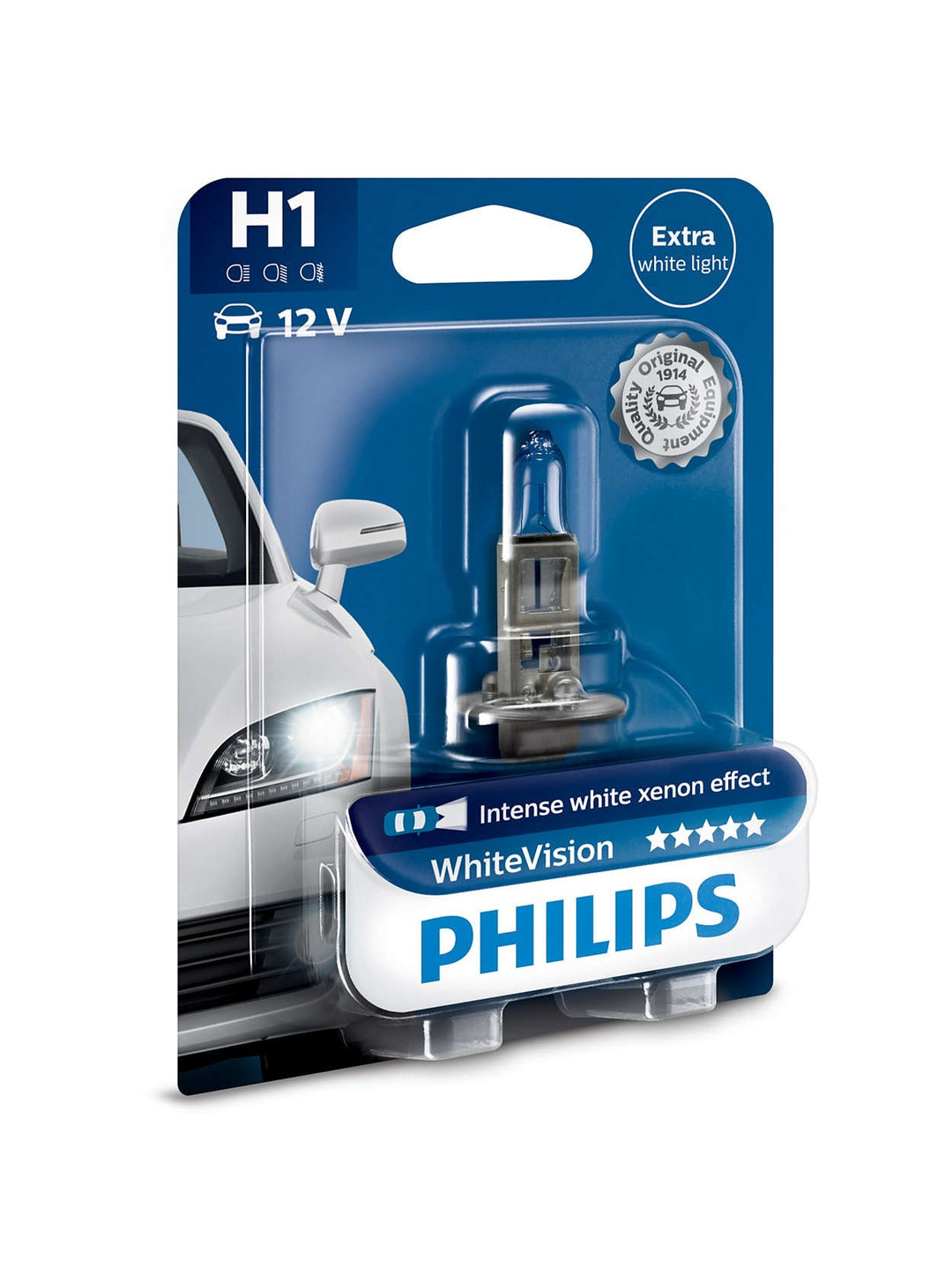 PHILIPS H1 WHITEVISION 12V55W P14,5S B1 &