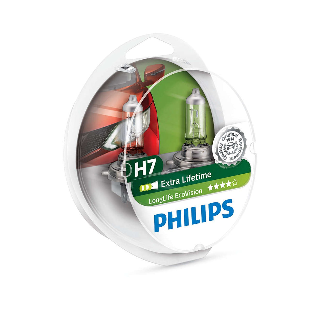 PHILIPS H7 LONGLIFE ECOVISION 12V55W PX26D S2