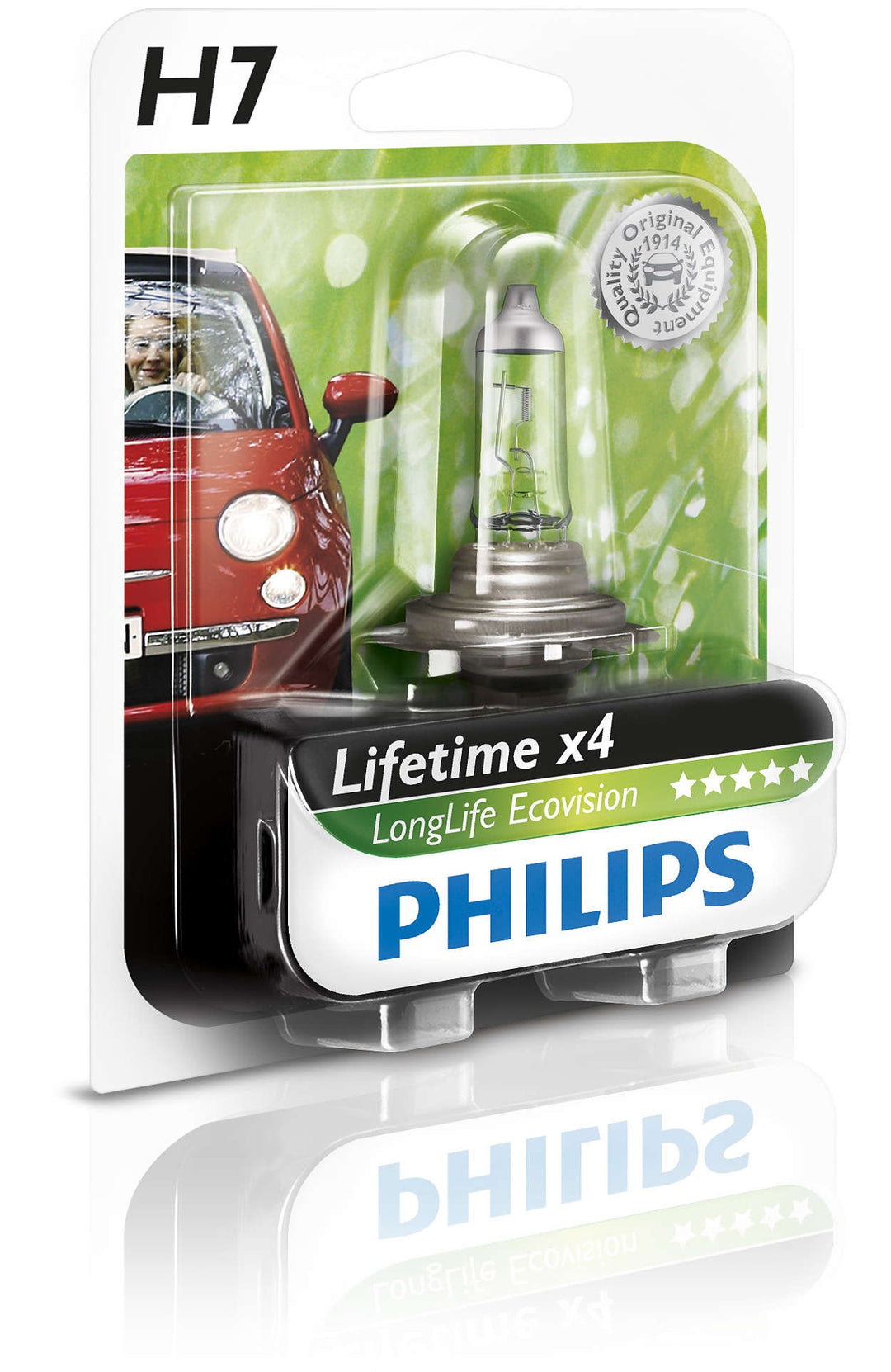 PHILIPS H7 LONGLIFE ECOVISION 12V55W PX26D B1