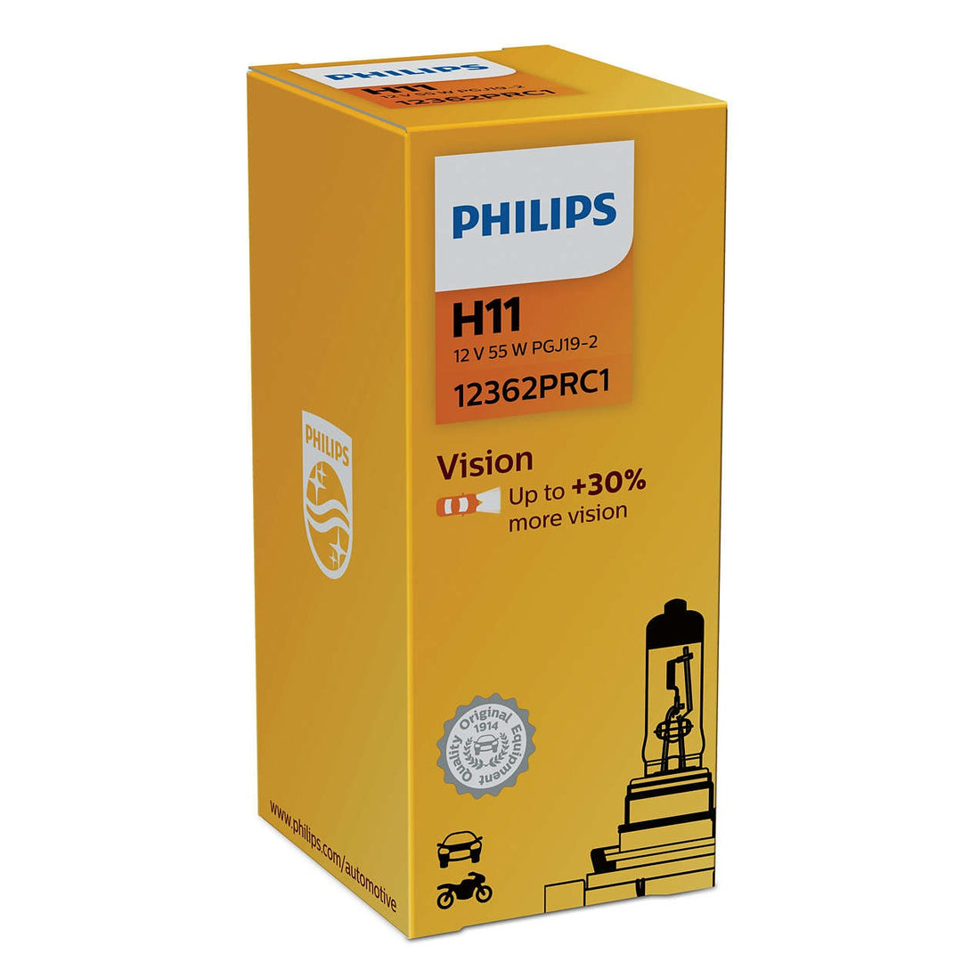 PHILIPS H11 VISION 12V55W PGJ19-2 C1