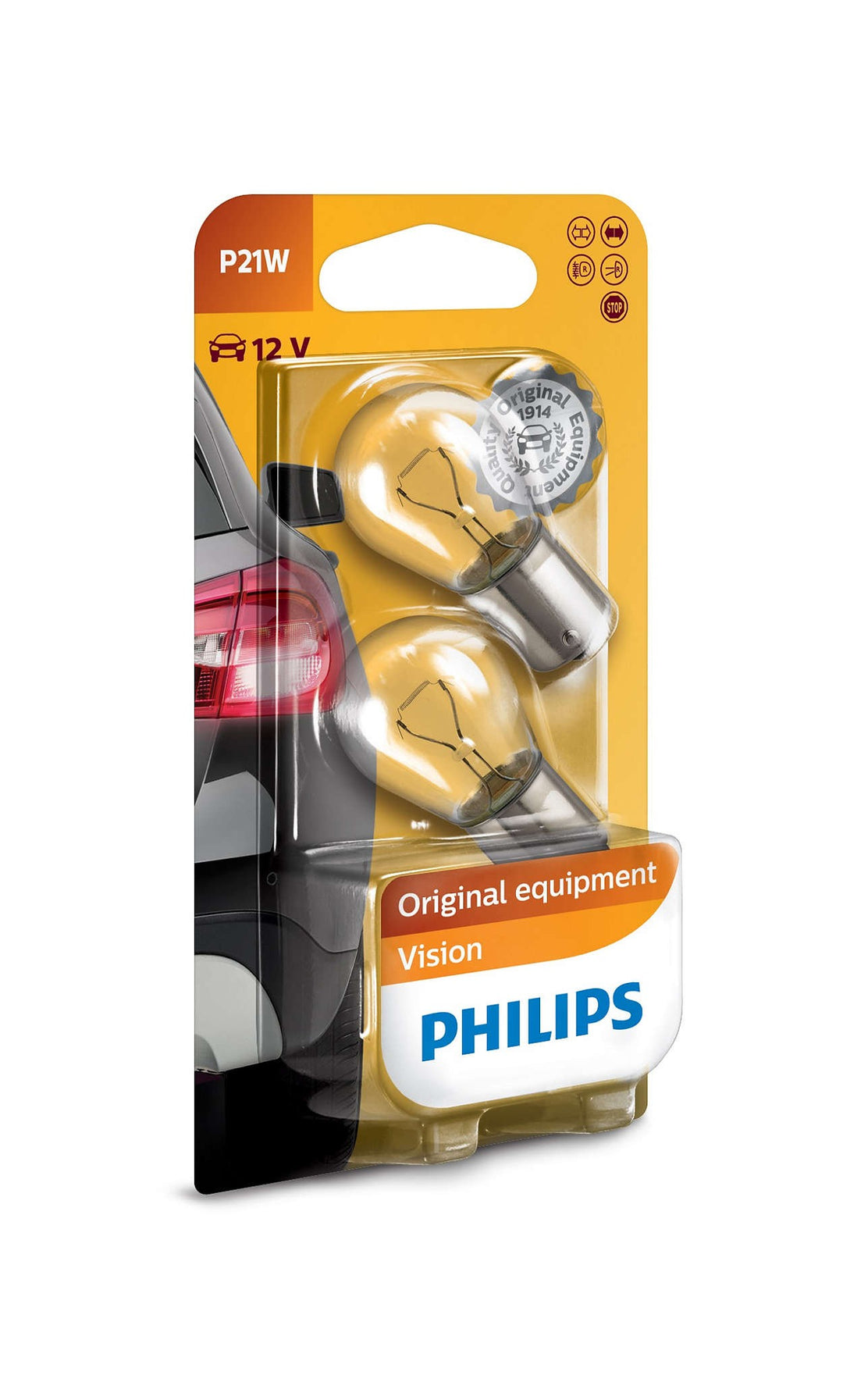 PHILIPS P21W 12V21 BA15S B2