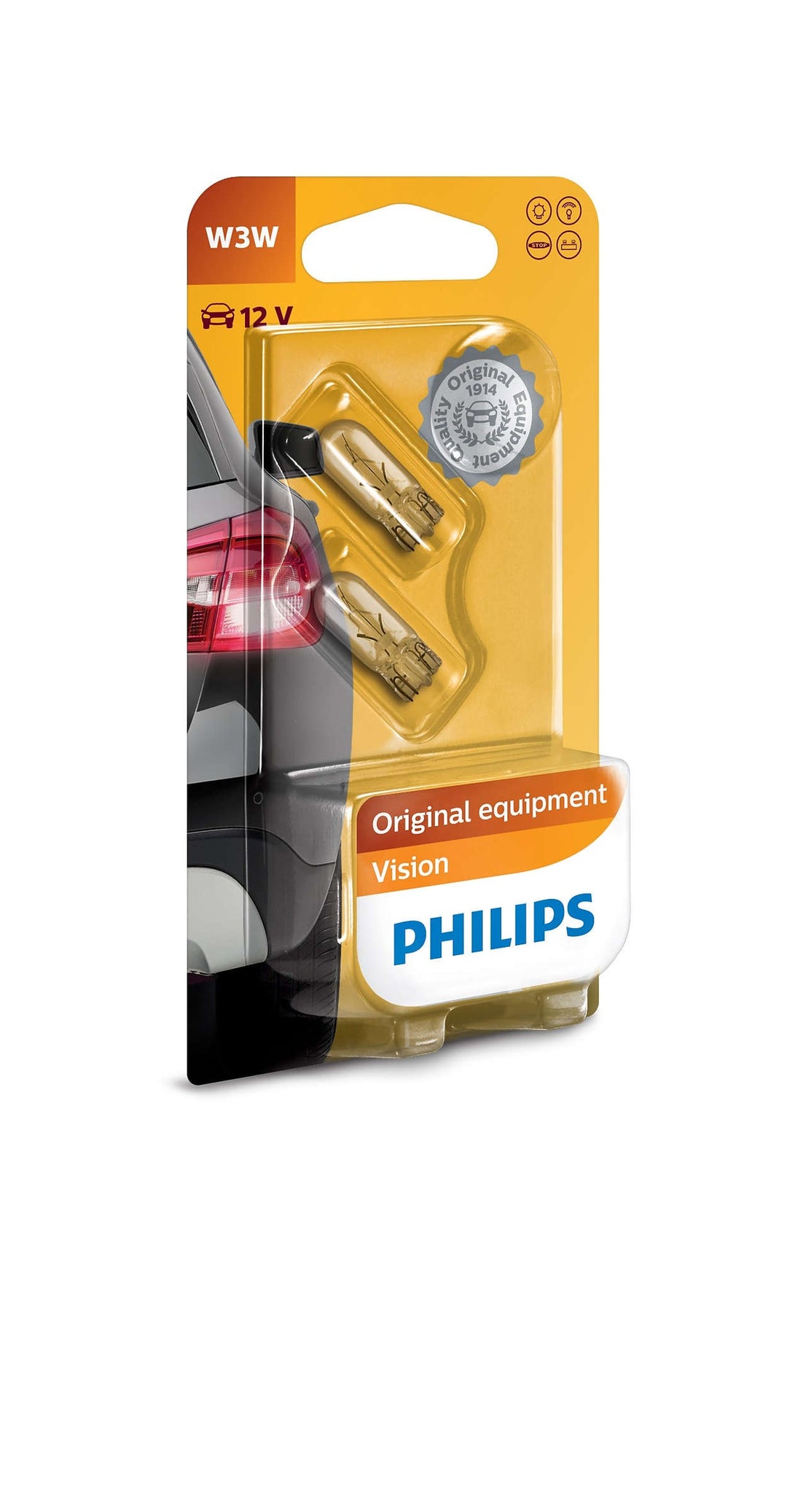 PHILIPS W3W 12V3 W2,1X9,5D B2